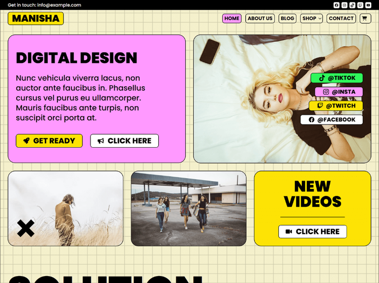 Manisha is a dynamic WPKoi theme, offers a contemporary, solid, colorful.